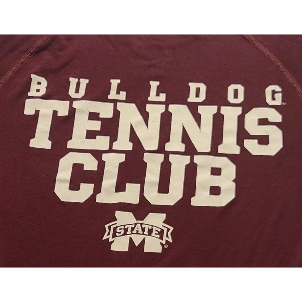 Adidas Mississippi State Bulldog Tennis Club Ultimate Tee Maroon Men's Medium